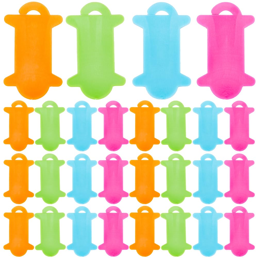 GORGECRAFT 4 Colors 100PCS Yarn Bobbins Spool Colorful Thread Knitting Sewing Crochet Weave Winder Tool Cross Stitch Bobbin Organizer Thread Holder Winding Plate Board for Knitting Sewing Craft