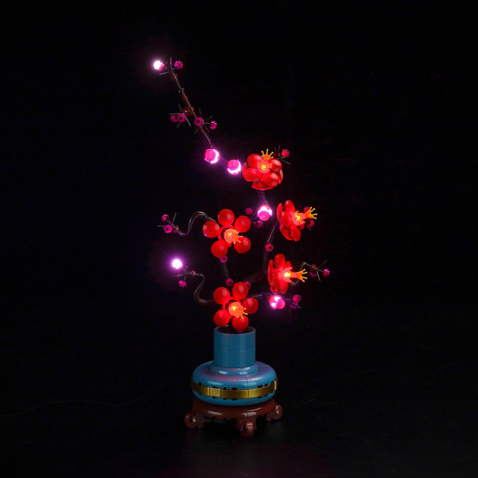 Update Version Led Light Set Compatible with Lego Plum Blossom 10369 (No Model), Decoration Lighting Set for 10369 Icons Plum Blossom Flower Décor Creative Toys — image 1