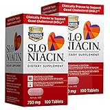 Slo-Niacin 750 mg Tablets 100 Tablets (Pack of 2)