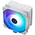 Thermalright AssassinX120 R SE White ARGB CPU Air Cooler, AX120 R SE White, 4 Heat Pipes, TL-C12CW-S PWM Quiet Fan CPU Cooler with S-FDB Bearing, for AMD AM4/AM5 Intel 1700/1150/1151/1200, LGA1700