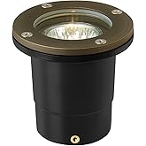 Hinkley Hardy Island 16701MZ Flat Top LED Well Light - Includes Wiring Kit & Anti-Corrosion PVC Burial Sleeve - Matte Bronze