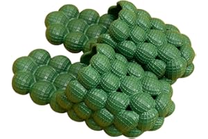 Massage Bubble Slides Slippers for Women Men,Tatanallie Funny Lychee Bubble Spa Slippers,Cloud Cushion Pillow Gym Slides Slippers,Non-slip Thick Sole Shower Bedroom House Slippers,Reflexology Sandals