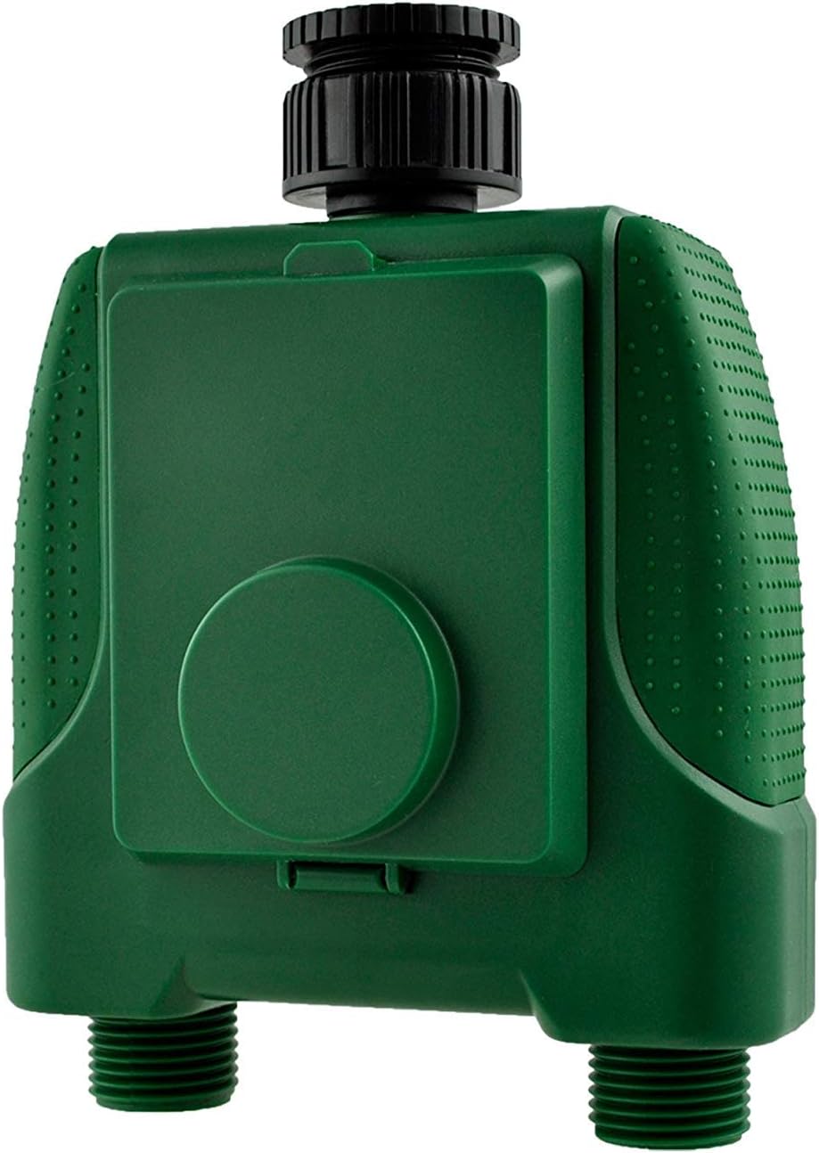 PWT-7D Dual Outlet Hose Water Timer Sprinkler Timer Automatic Valve with Rain Sensor Included: Home & Kitchen
