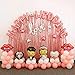 Unves Fringe Curtains, Metallic Foil Curtain Fringe 2 Pcs 3.2x9.8 ft Rose Gold Photo Booth Backdrop Tinsel Curtains for Birthday Wedding Party Decoration