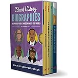Black History Biographies 4 Book Box Set: Inspiring People Who Changed the World for Kids Ages 8-12 (Biographies for Kids)