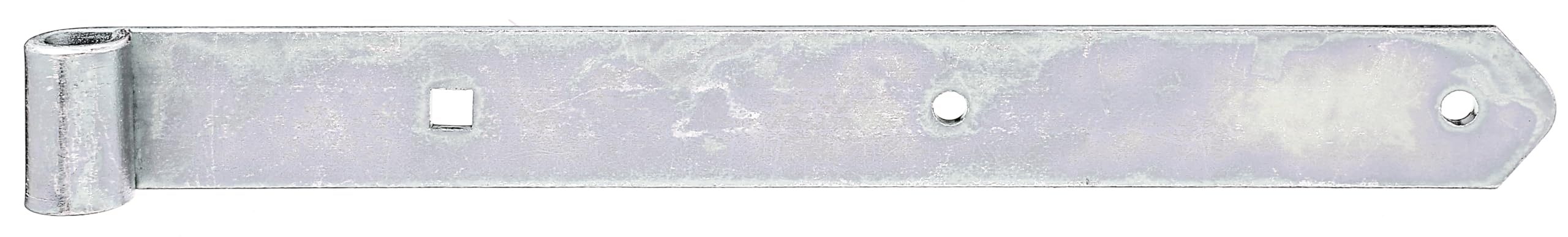 Strap Hinge Straight with Rounded End Rolle 16 mm / 400 x 45 mm / 1 STK. galvanisch Gelb verzinkt