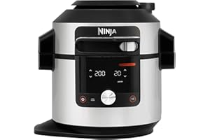 Ninja Foodi MAX Air Fryer Multicooker, 14-in-1 SmartLid, 7.5L, Stainless Steel