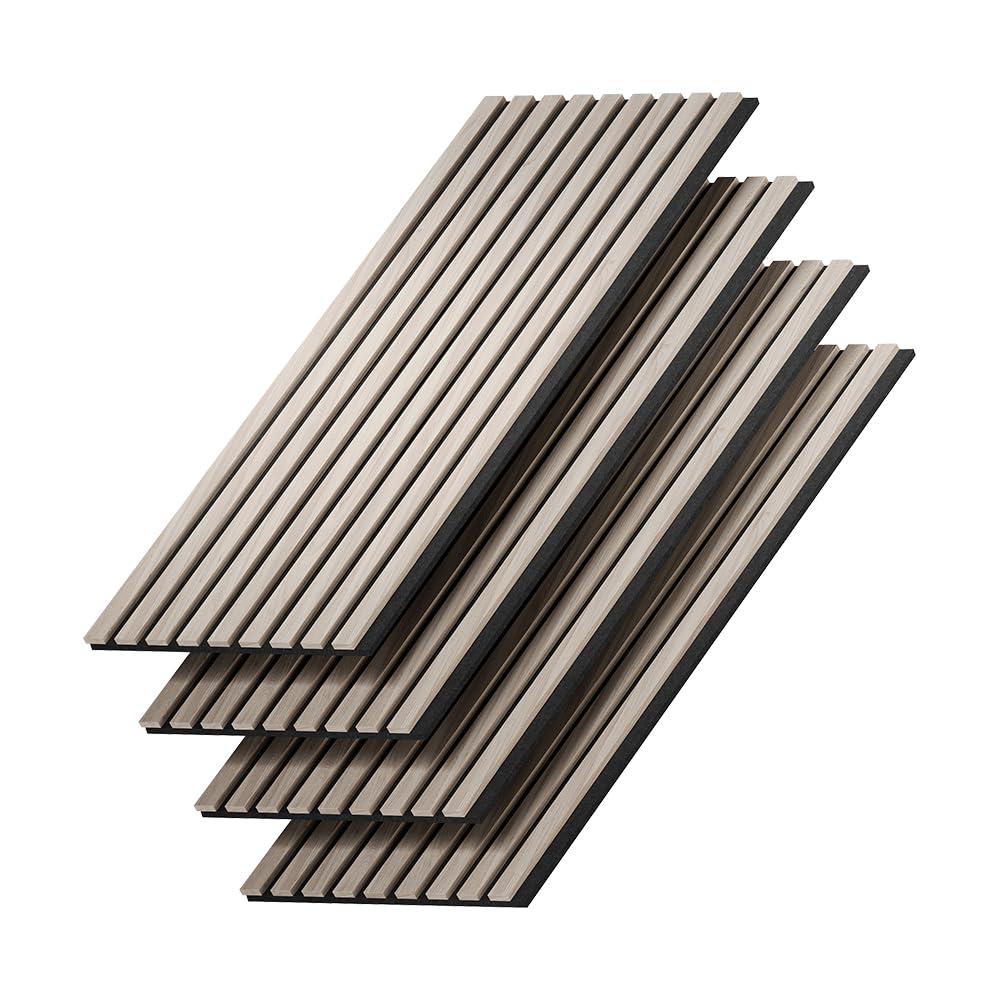 Vicco Wandpaneele Akustikpaneel, Braun, 4 Stück