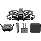 DJI Avata 2 Fly More Combo (3 Batteries), FPV Drones with Camera for Adults 4K, Immersive Experience, One-Push Acrobatics, Bu