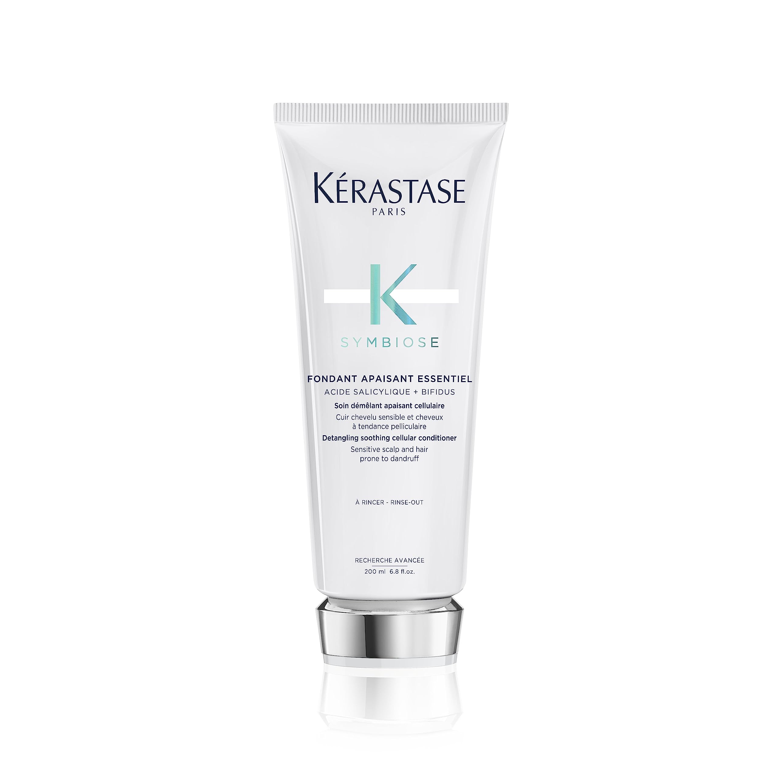 Kérastase Symbiose, Detangling Soothing Cellular Conditioner, For Sensitive, Dandruff-Prone Scalps and Fine Hair, Sulphate-Free, Silicone-Free, Fondant Apaisant Essentiel, 200 ml