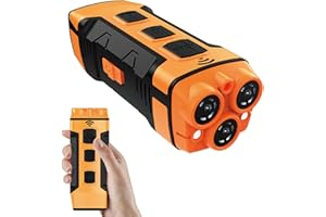 YIWMWIY Dog Bark Deterrent Devices, Anti Barking Device for Dogs ultrasonic Stopper Control Device 50 Ft Correct Your Dog's Bad Behavior Better Than Shock Collars (YELLOW-5431)