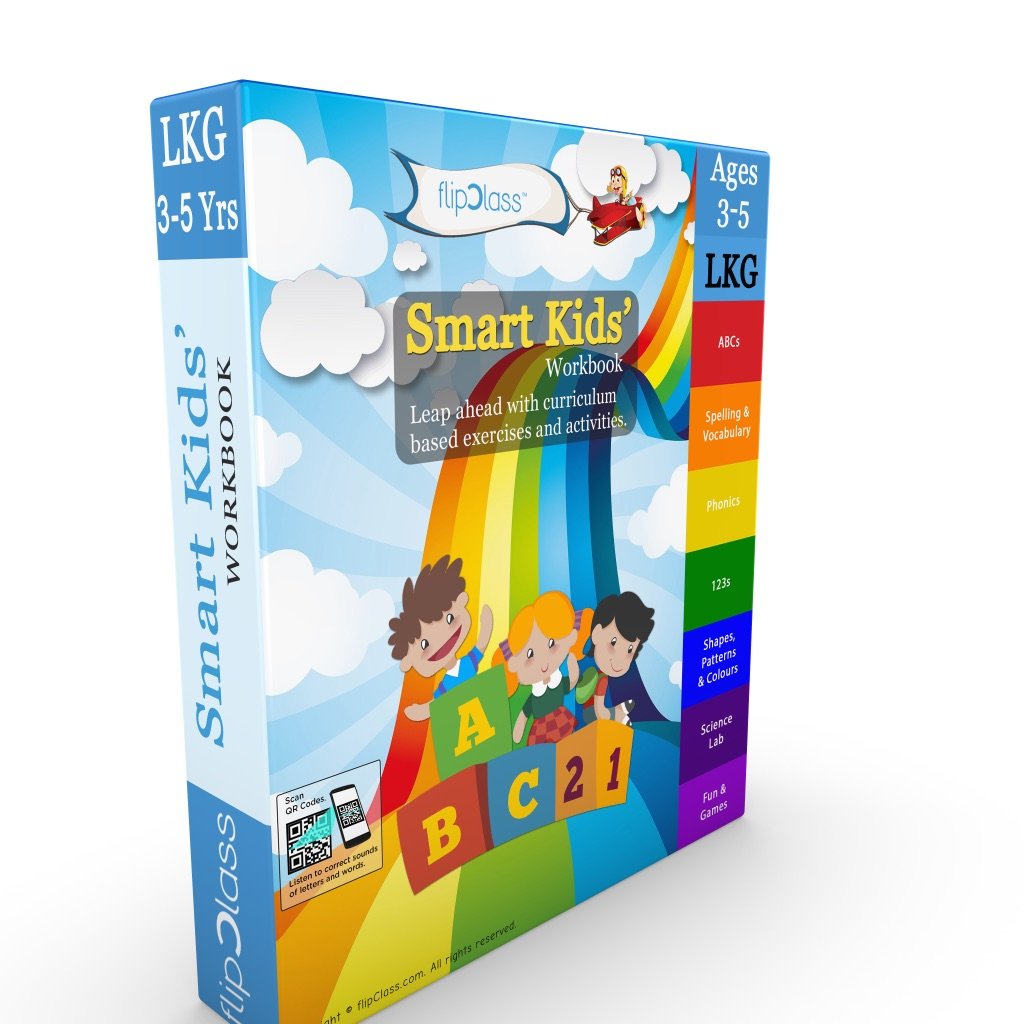smart kids worksheets bundle for lkg kg 1 and montessori 3 5 yrs set of 7 workbooks mathematics english science and games flipclass 9788193240311 books amazon