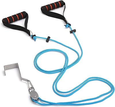 Fanwer Shoulder Pulley Over The Door Rehab System for Shoulder Therapy