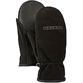 Burton Men's Work Horse Leather Mittens, True Black, M