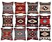 El Paso Designs Aztec Throw Pillow Cover 18 X 18- Hand Woven in Southwest and Native American Styles Throw Pillow Cover (B)