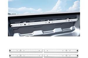 Kingna 5FT Trail Rail System Compatible with 2023 2024 2025 Chevy Colorado GMC Canyon Truck Bed Side Track Aluminum Alloy Cargo Management Tie Down Rail L-Track for 2024 Chevrolet Colorado Accessories