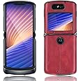 Case for Motorola RAZR 2020 Case Cover,Retro PU Leather Ultra Slim Shockproof Case for Motorola Moto RAZR 5G 2020 Case Red