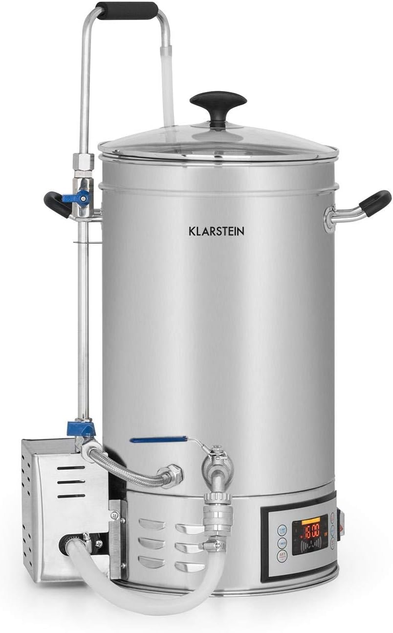 Klarstein Brauheld Mash Kettle Mash Tun, Home Brewing System, Beer