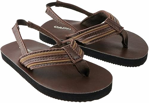 boys brown flip flops