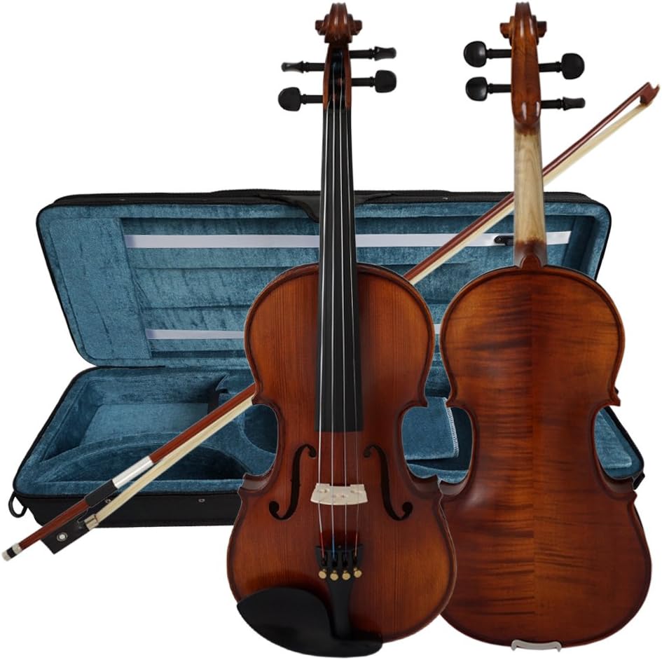 4/4 Full Size Dark Red Brown solid advanced Violin with