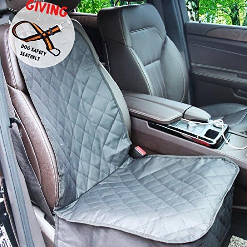 Pet Seat Cover For Car - Black,SUV,Waterproof,Nonslip Backing,Padded Hammock,Trucks Quilted,Adjustable Strap,Size