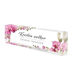 Desk Name Plate Personalized, Custom Name Plates