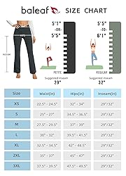 BALEAF Women's Dress Pants Yoga Flare Leggings High