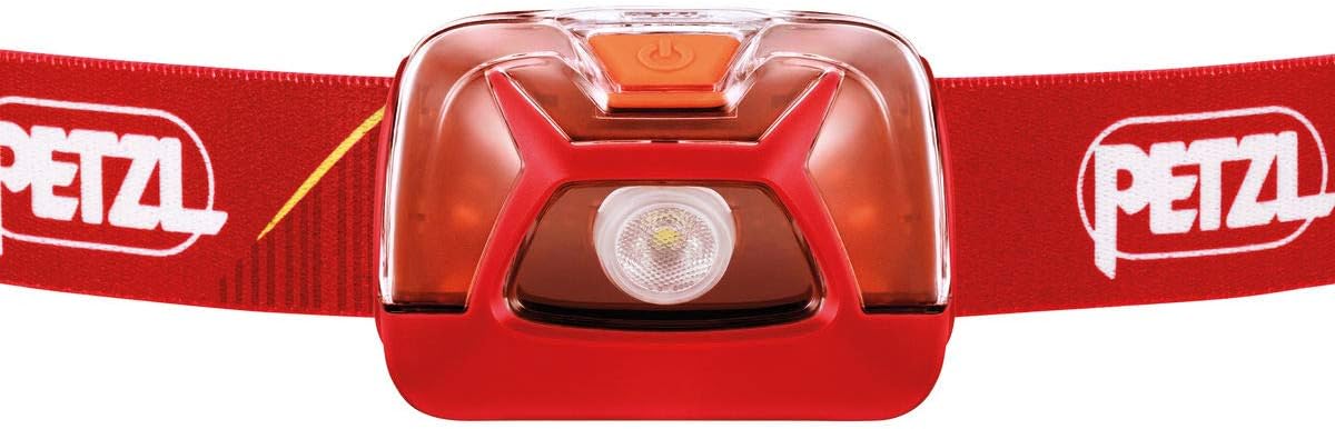 PETZL - TIKKINA Headlamp, 250 Lumens, Standard Lighting, Red : Sports & Outdoors