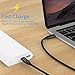 USB-C to USB-C Cable, Steanum 6.6ft/2m Fast Charge and PD USB Type C to Type C 3.1 Gen 2 Braided Cord for New MacBook, Galaxy Note 8 & S8, Huawei Mate 10, Google Pixel,XL, Nexus 5X 6P and More (Black)