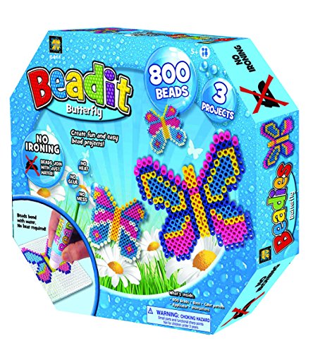 Amav toys beadies bead it butterfly kit