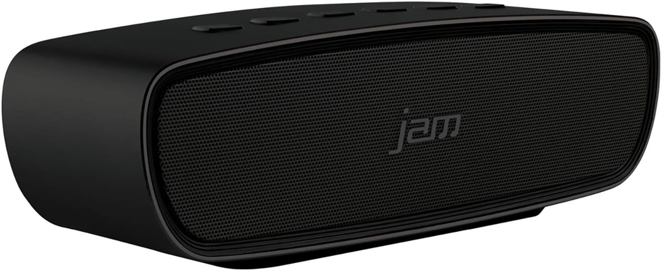 Jam Heavy Metal Bluetooth Wireless Speaker Compact & Portable with up to 8 Hours of Playtime