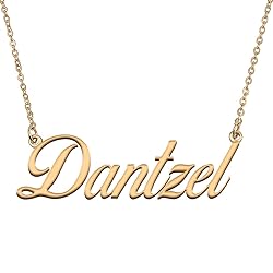 HUAN XUN Customized Custom Simple Any Name Necklace