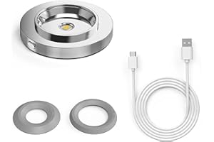 Solar Watch Fast Charger-Watch Solar Charger Metal Base, Fast Heat Dissipation, Solar Power Portable Charger, Suitable for Casio/Citizen/Seiko/Garmin Solar Watch Rounkin (Silvery)