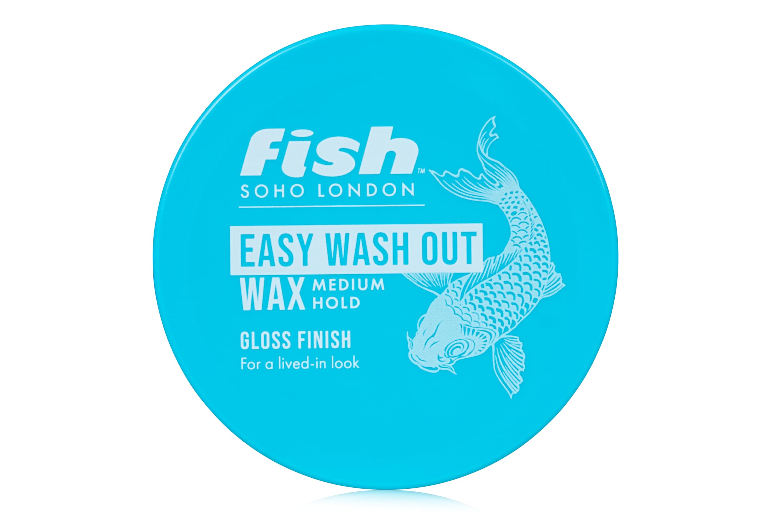 FISH Original Fish Easy Wash Out Shape Defining Hair, Mens Hair Styling Product Suitable for Short & Medium Length Hair. Stylist & Barber Used, Medium Hold, Gloss Finish