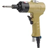 KP-810PN Air Screwdriver, 1/4" Pneumatic Air Screwdriver Reversible Type Industrial Screw Driver Tool 5000rpm with Intake Val