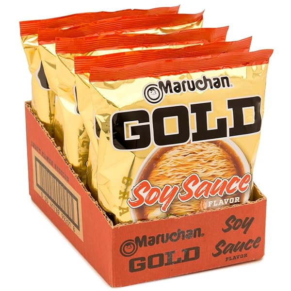 MARUCHAN GOLD SOY SAUCE CRAFT RAMEN NOODLES, 3.79...