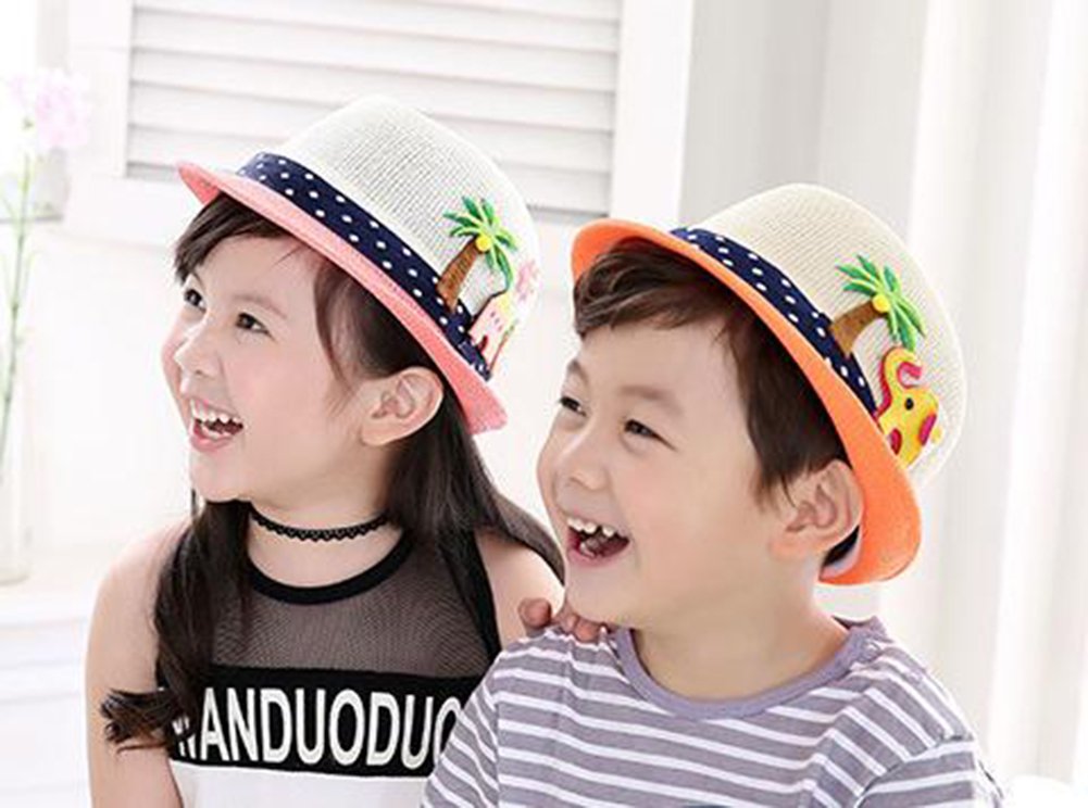 Chapeau En Maille Polyester Chapeau De Soleil Pour Bebe Chapeau De Soleil Rose 52cm Wonque Chapeau De Paille Unisexe Pour Bebe Fille Bonnets Casquettes Et Bobs Bebe Puericulture