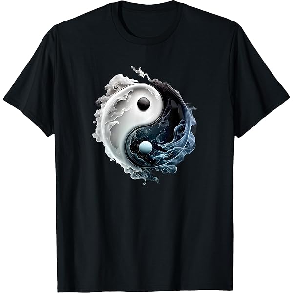 Amazon.com: Yin Yang T-Shirt Tai Chi Symbol Sun Moon Chinese