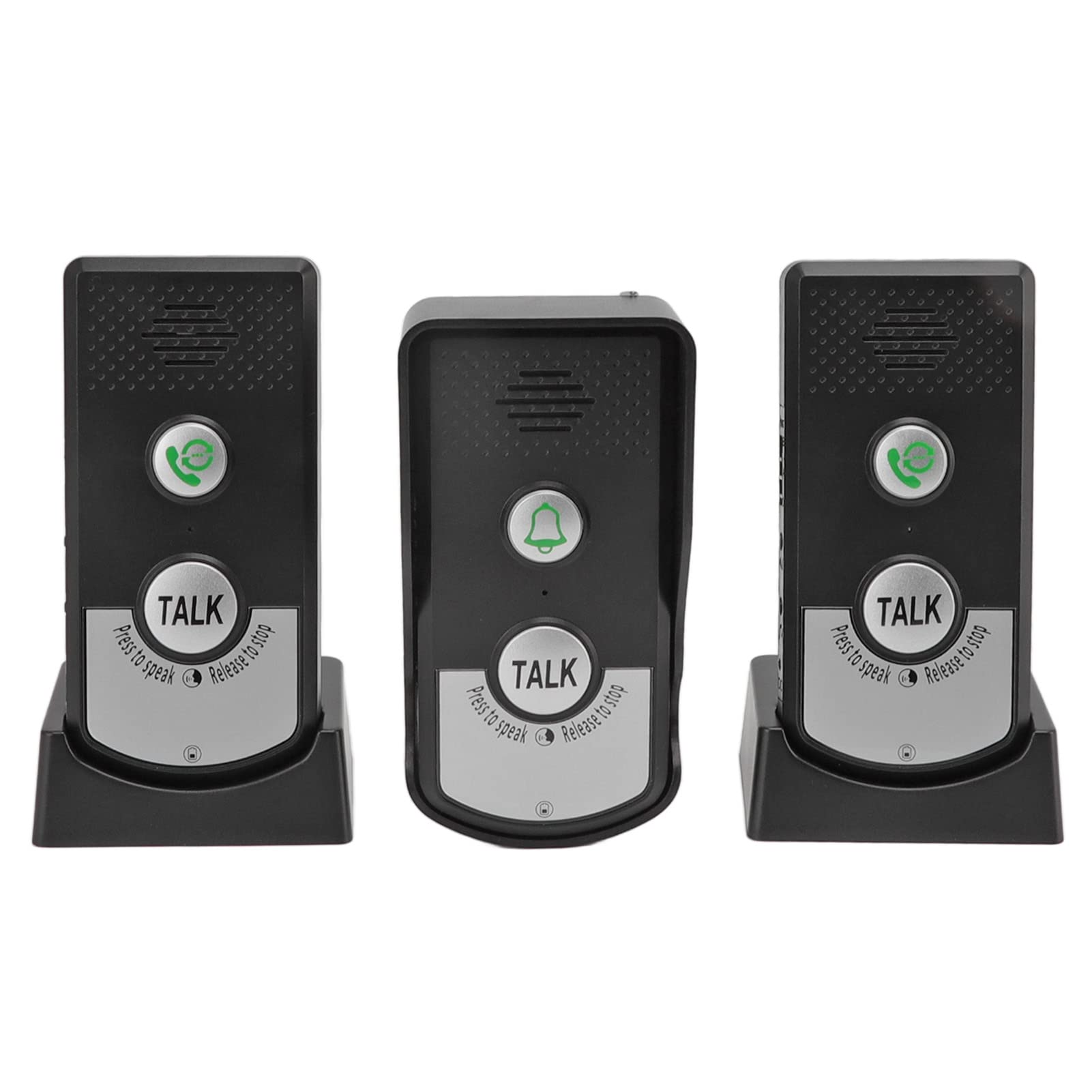 Voice Intercom Doorbell, Home Intelligent Interphone Long 1000m Long Distance Wireless Distance Doorbell USB Charging