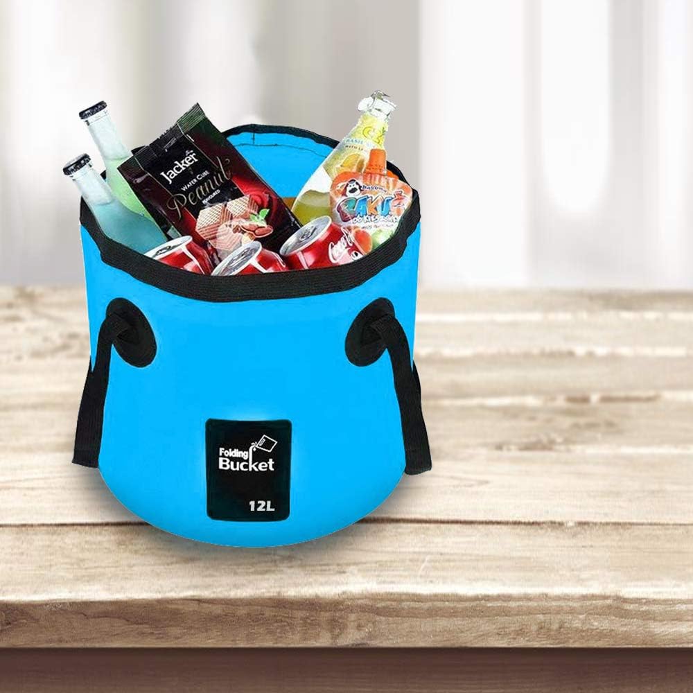 INHEMI Folding Bucket 20L, Foldable Camping Storage Container Collapsible Bucket - Image 5