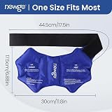 NEWGO Ankle Ice Pack Wrap for Injuries Reusable Hot Cold Therapy view 6