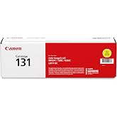 Canon Genuine 131 Yellow Toner Cartridge Compatible with MF620 Series, MF8280Cw, LBP7110Cw