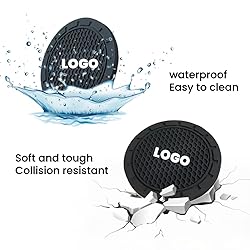 2 Pcs Black car Cup Holder Coaster Compatible with