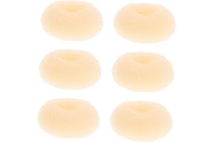 LOORGVEL 6pcs Small Hair Bun Maker Set for Portable Donut Sock Style Hair Accessories for Quick Ballet Dance