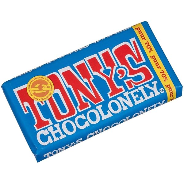 TONY’S CHOCOLONELY DARK CHOCOLATE 70% PUUR 180 G