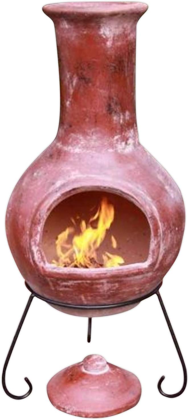 Gardeco Colima Mexican Chimney, Red, X-Large