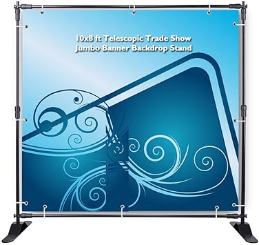 Amazon Com Leemas Inc 10x8 Ft Telescopic Trade Show Event Jumbo