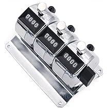 Tally-Ho 3個 Amazon.com : GOGO 3-Unit Metal Tally Counter, Digit Number