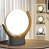 Voraiya Light Therapy Lamp, UV-Free 10000 Lux Therapy Light, Rotatable Happy Sunlight Lamp with 5 Brightness & 3 Color Temperature,Timer & Memory Function, Daylight for Bedroom, Office