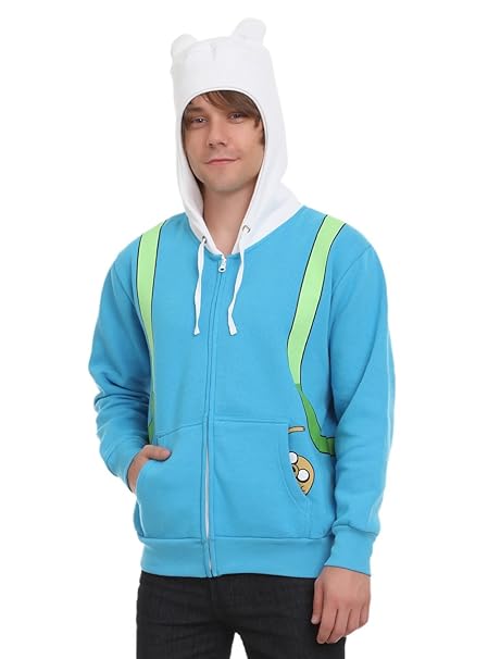 adventure time zip up hoodie